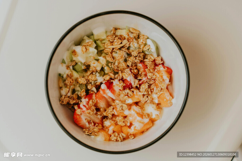 美味虾仁炒饭特写