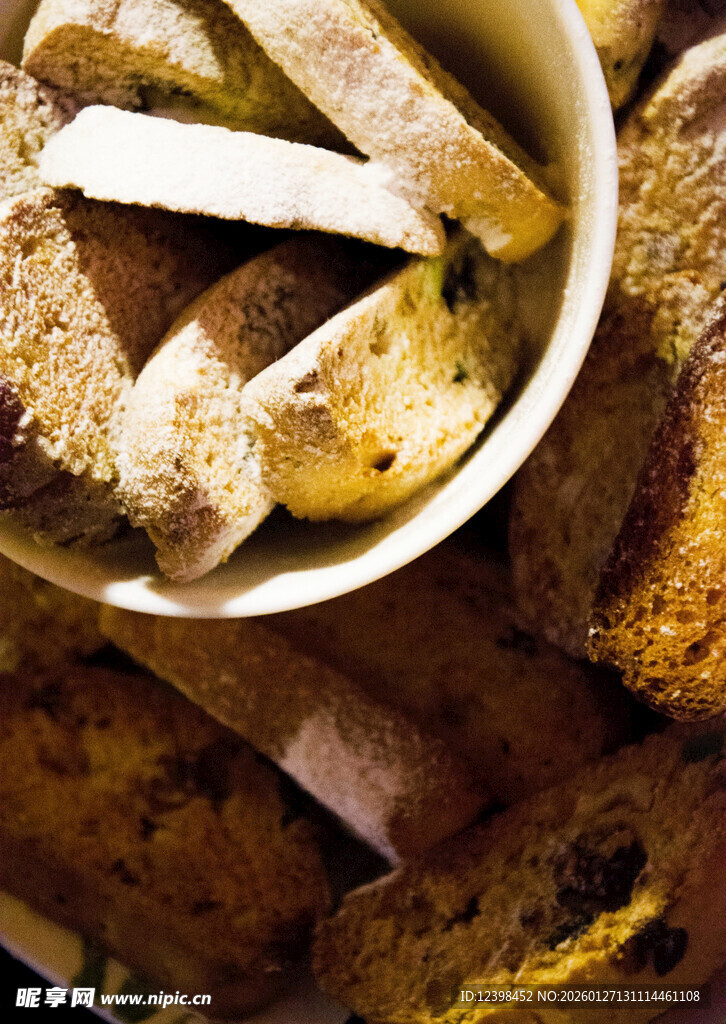 碗中美味切片面包