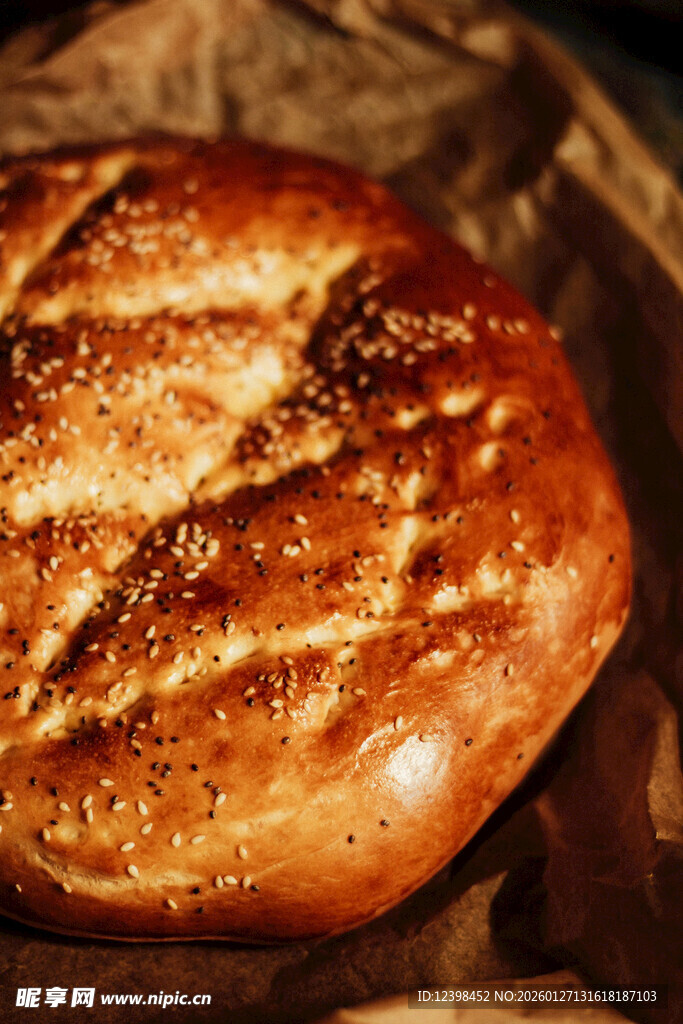 美味烤面包特写