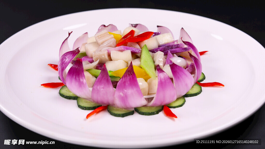 洋葱拌菜拼盘