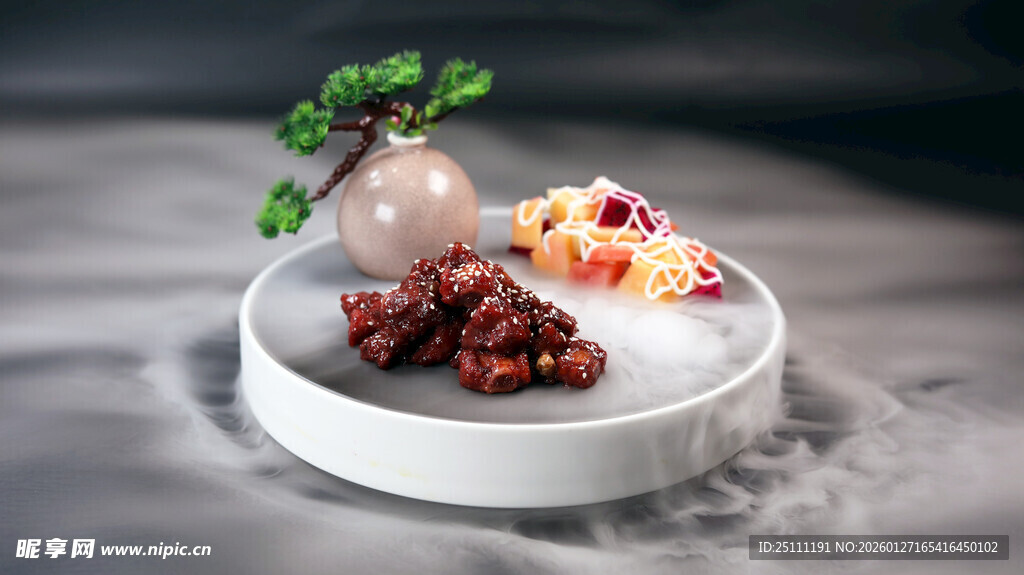 仙气缭绕的糖醋排骨