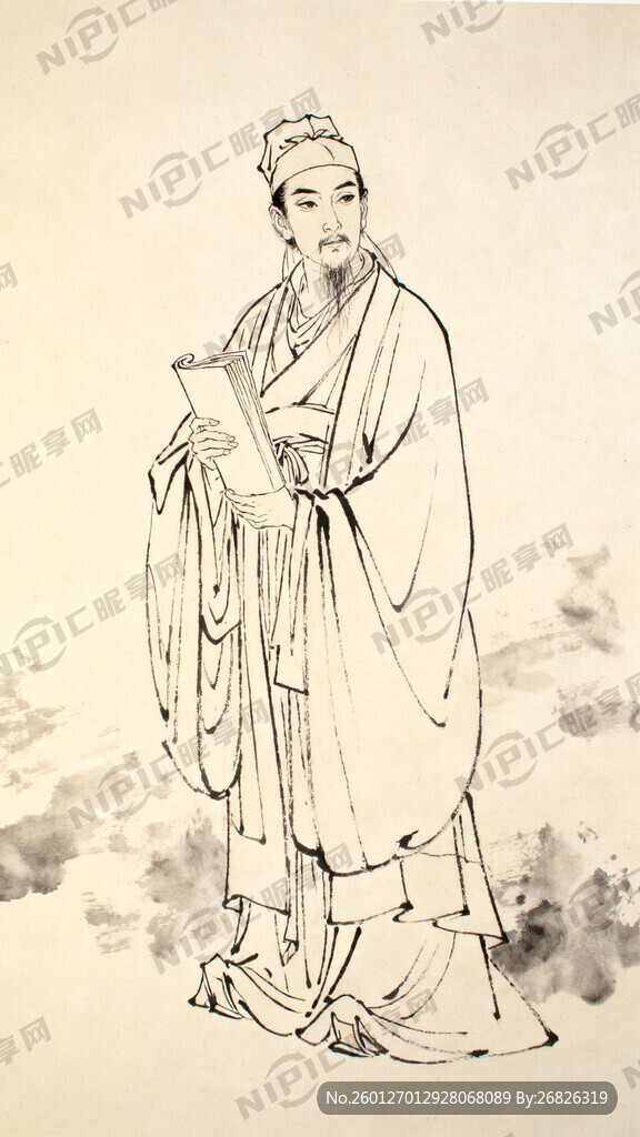 刘禹锡白描