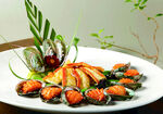 精美摆盘海鲜佳肴