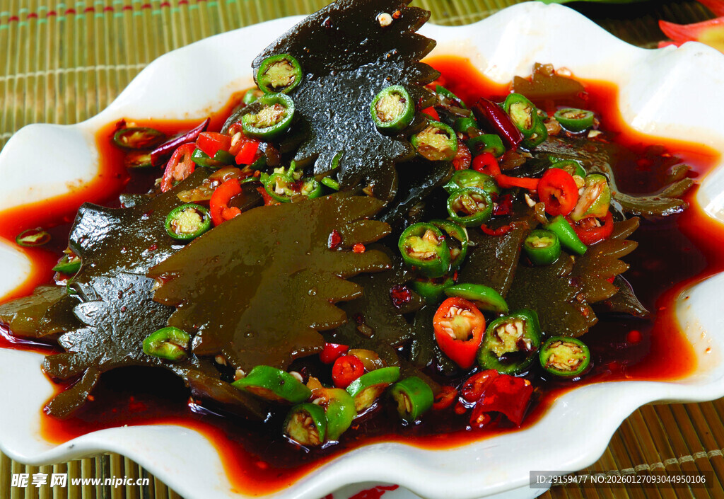 香辣美味凉拌海带