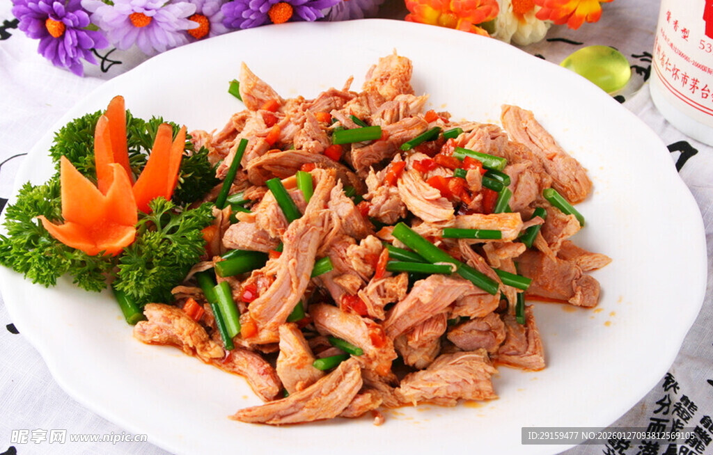 香辣鸡丝