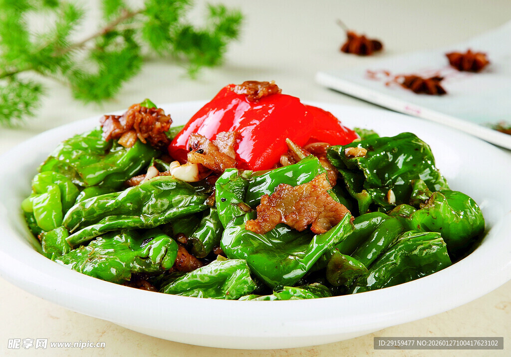 青椒炒肉