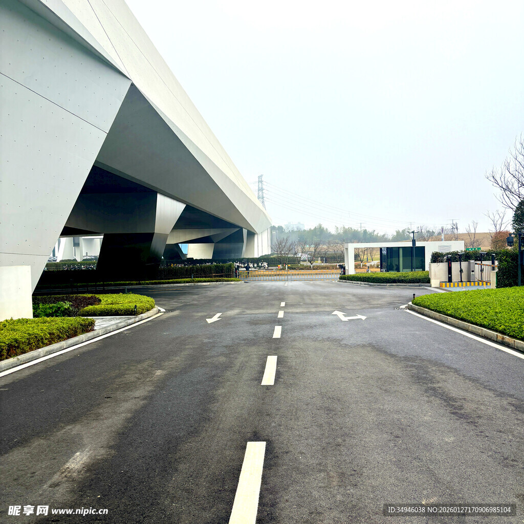 现代公路建筑景观