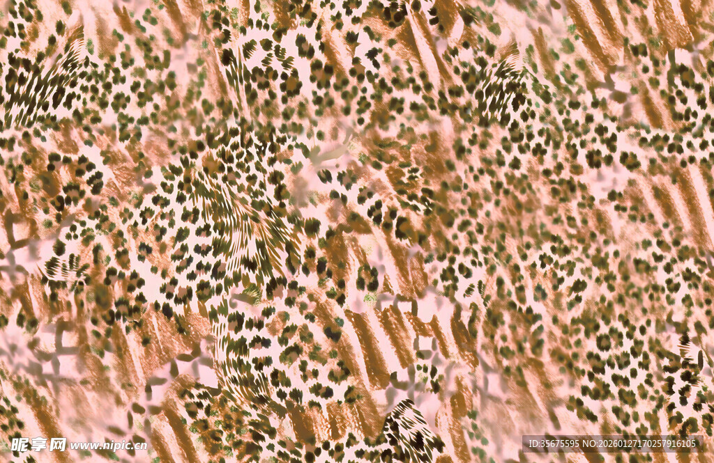 粉色豹纹印花图案