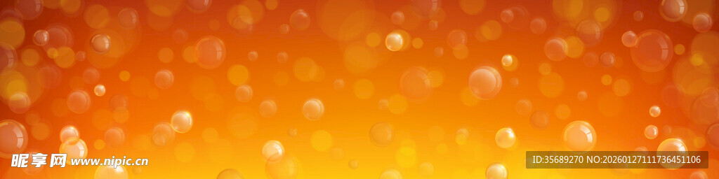 金色光斑气泡背景