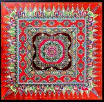 绚丽民族风藻井图案