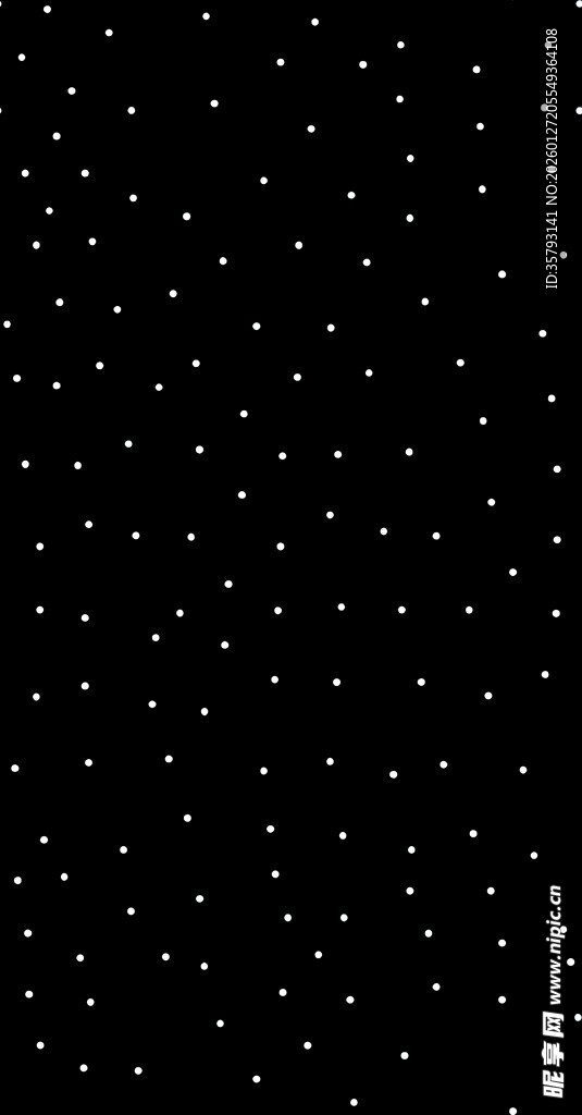 黑色背景上的白色点状图案