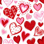 爱心图案背景  浪漫元素满满
