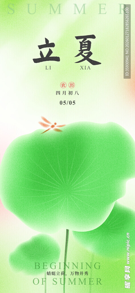 立夏海报