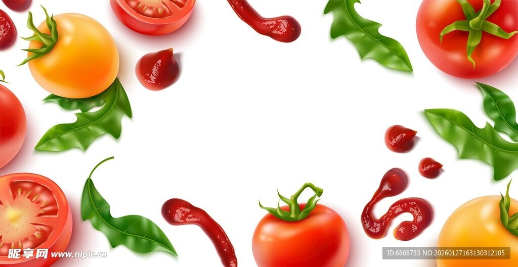 新鲜蔬果环绕的视觉盛宴