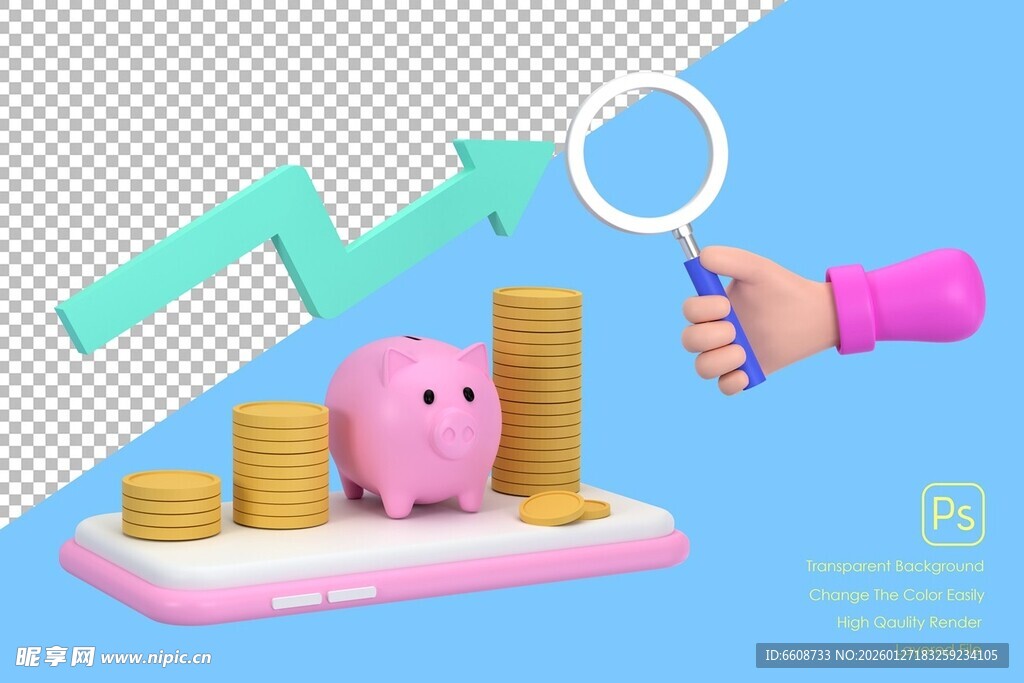 储蓄增长放大镜下的财富积累