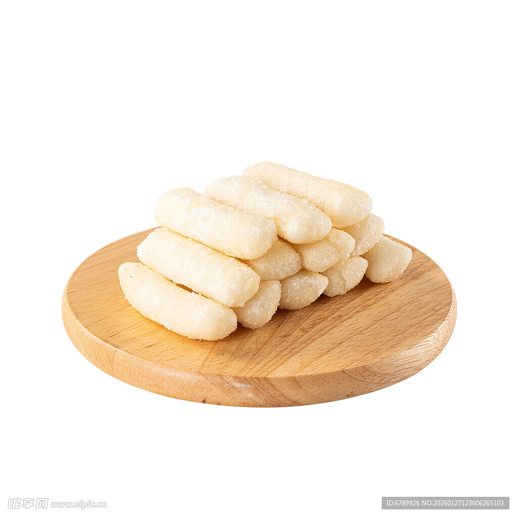 木盘上的美味年糕