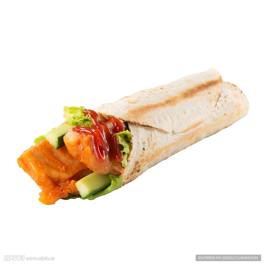 美味奥尔良鸡肉卷