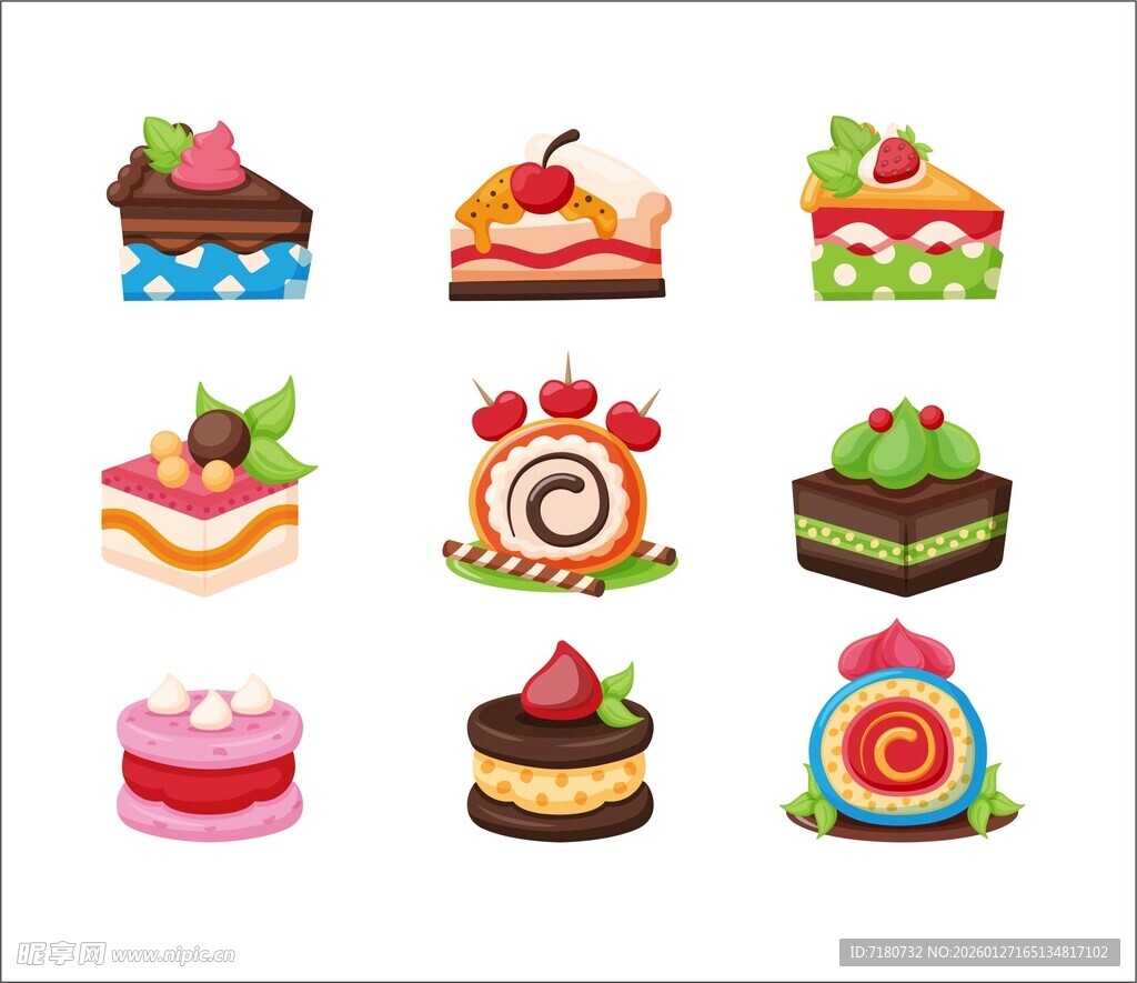 矢量蛋糕