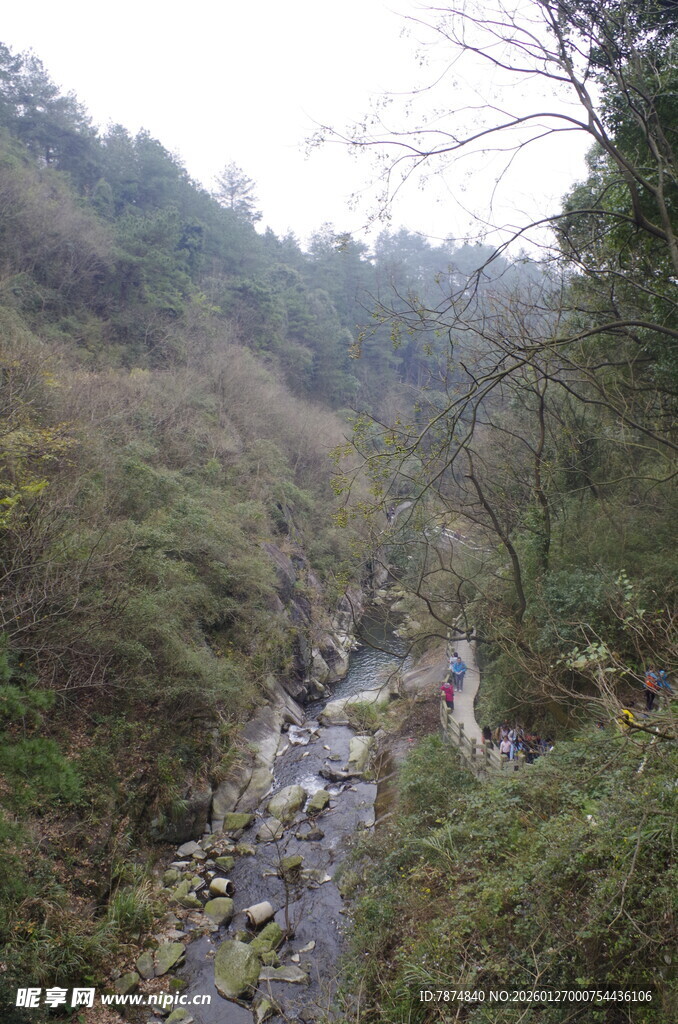衡山山间溪流 自然清幽之景