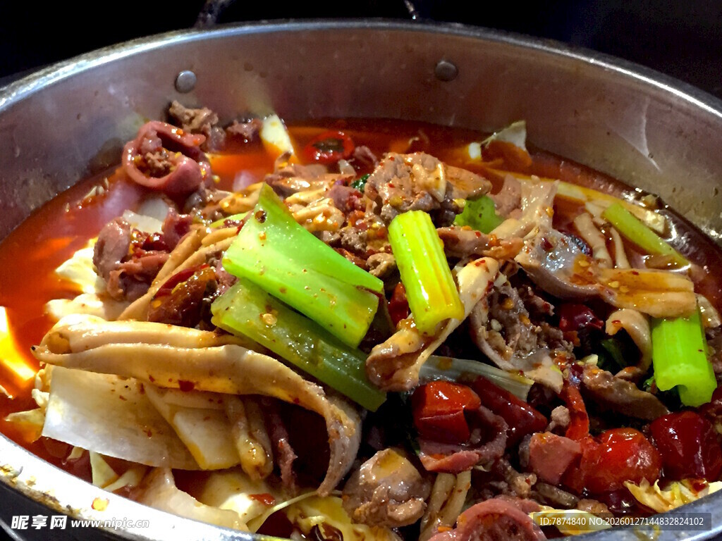 麻辣鲜香的美味火锅