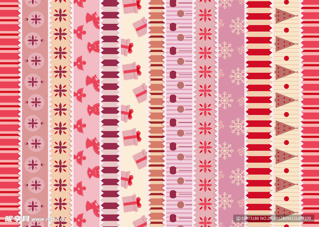 粉色系几何图案条纹背景