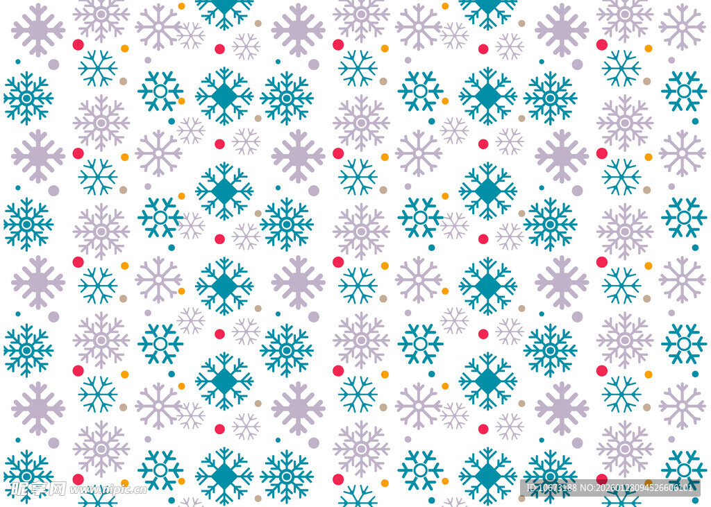 雪花图案背景纹理素材