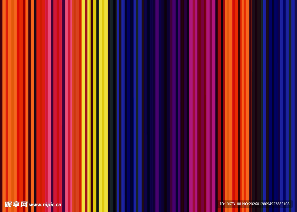 多彩竖条纹图案背景