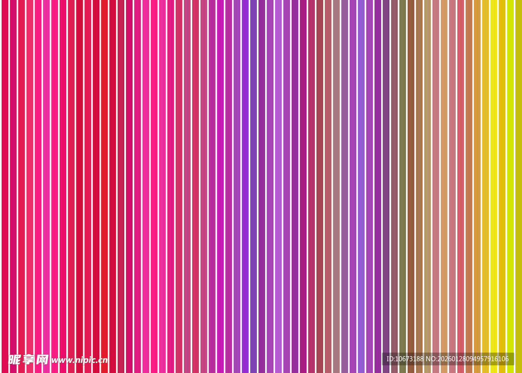 多彩竖条纹背景图案