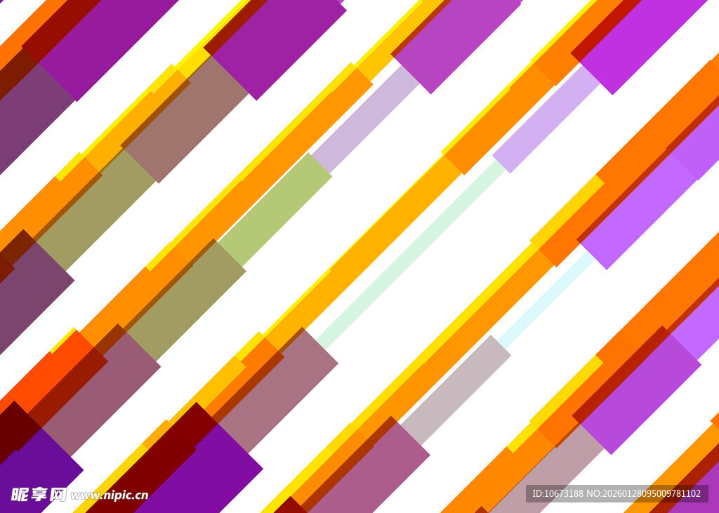 多彩几何条纹抽象背景图