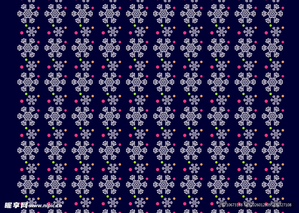 雪花图案背景纹理