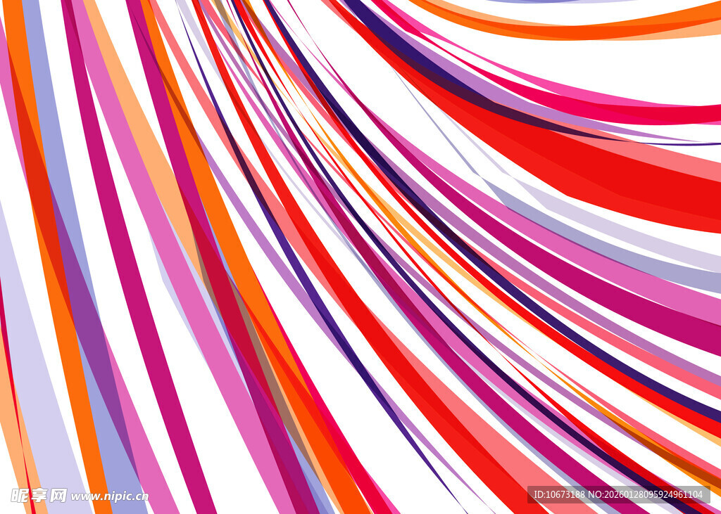 彩色线条抽象动感背景图