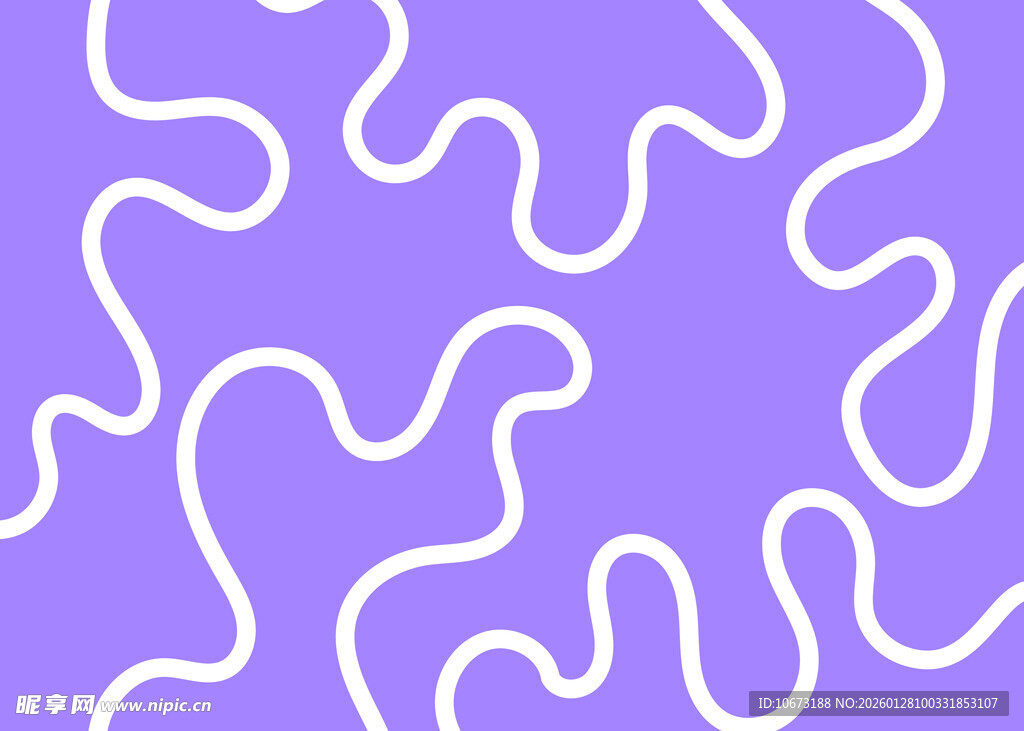 紫色波浪线条抽象图案