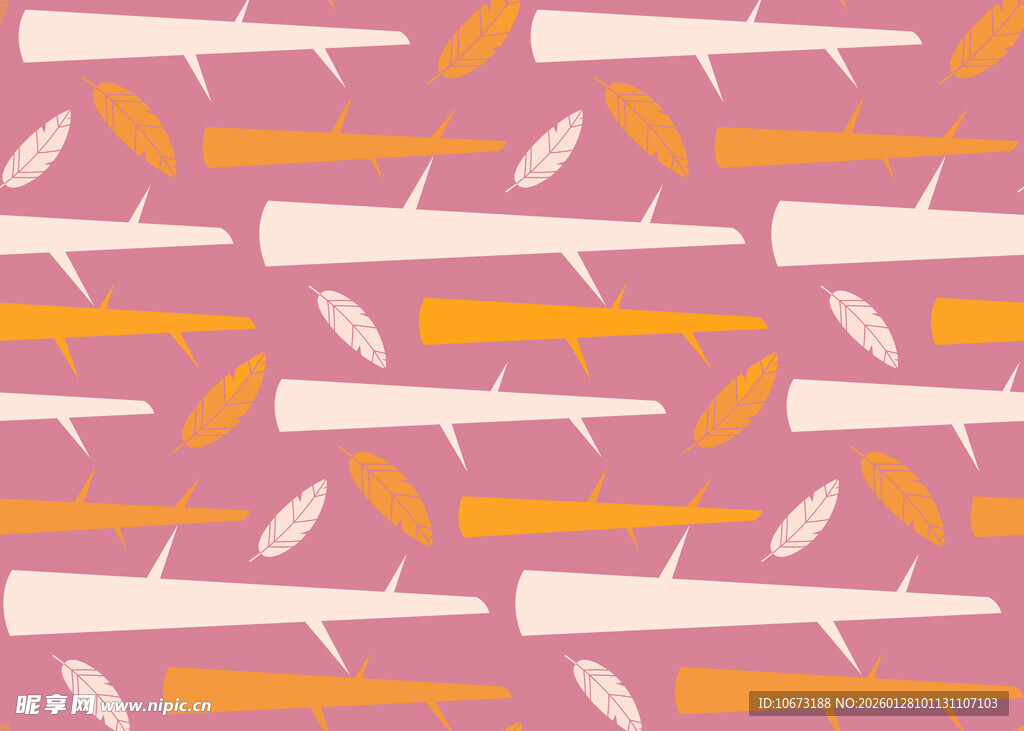 粉色背景几何条纹图案