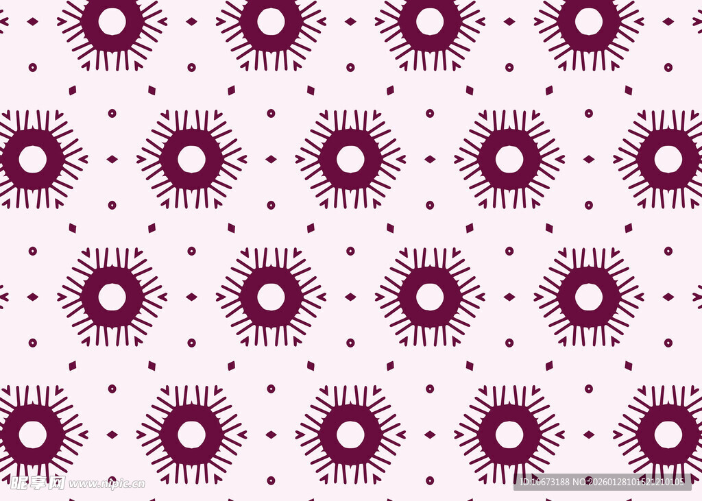 紫色几何图案无缝背景