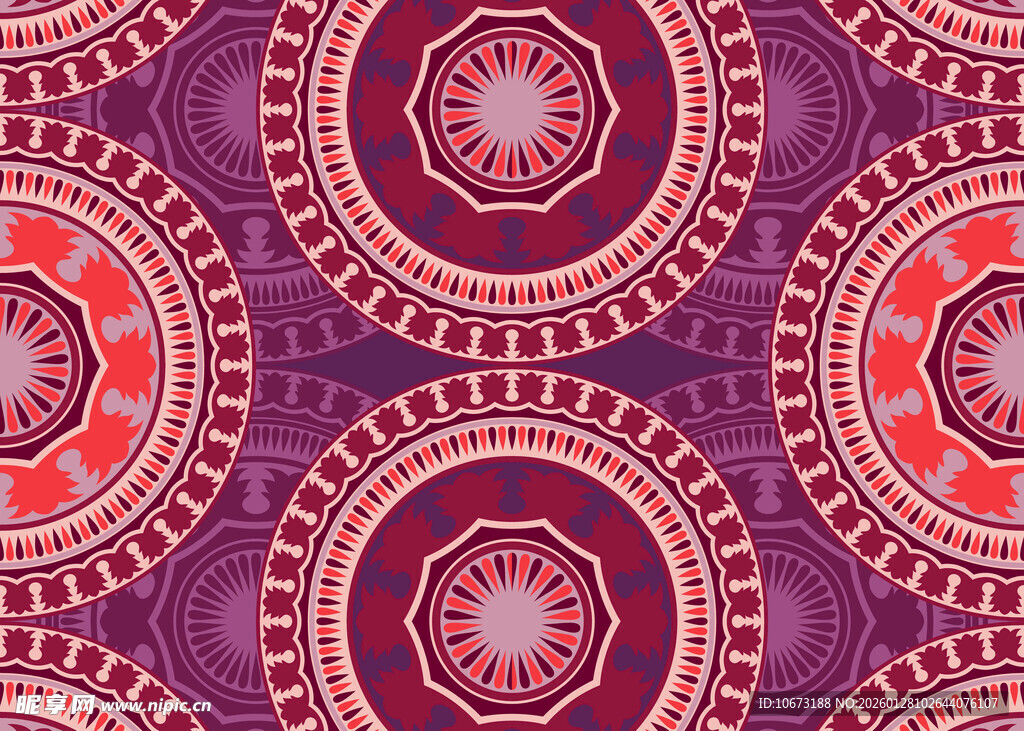 紫色几何花纹图案背景