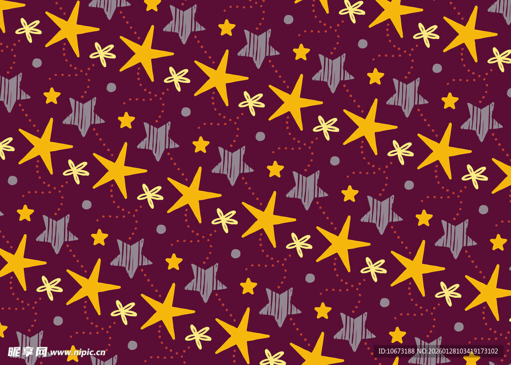 星型图案背景设计素材