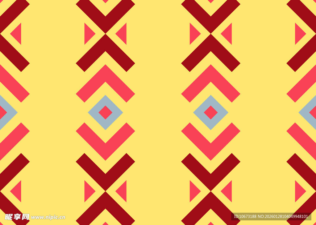 几何图案民族风背景纹理