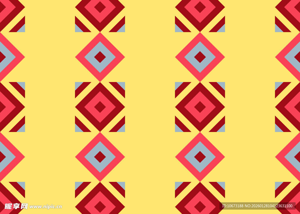 几何图案黄色背景装饰图