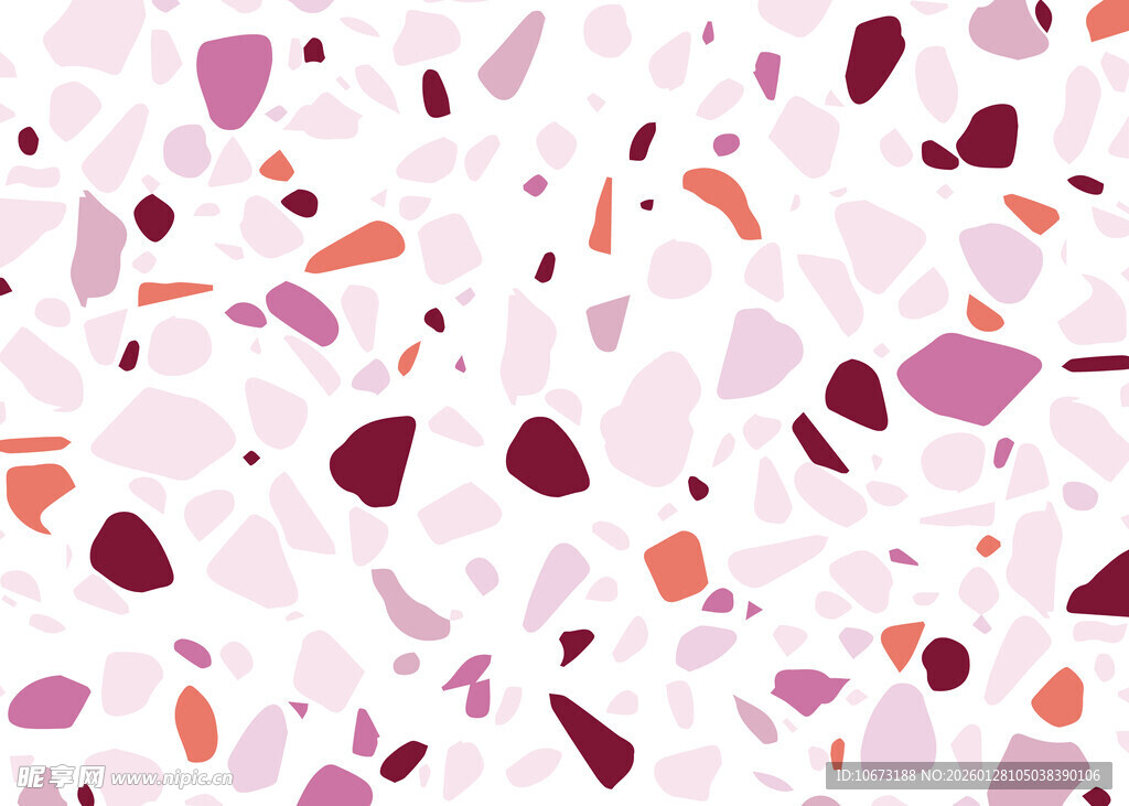 多彩几何碎片抽象背景图