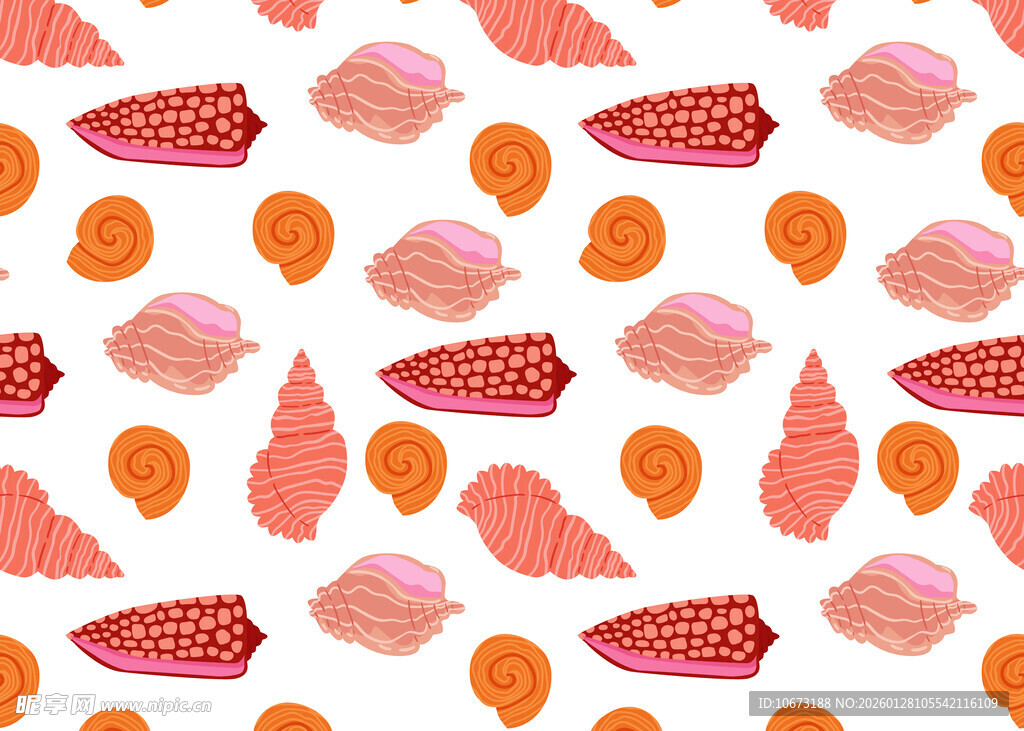 缤纷甜点图案背景