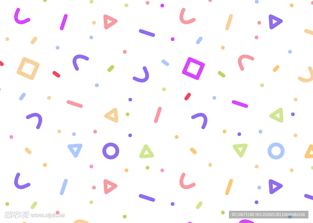 多彩几何图案背景