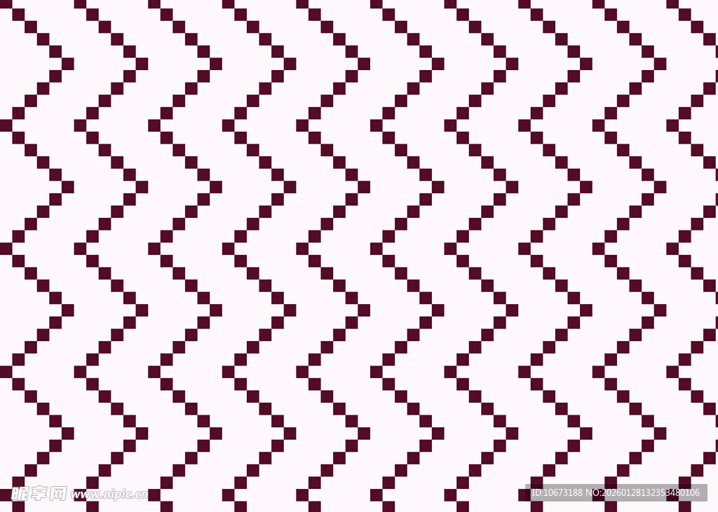 几何锯齿线条无缝图案