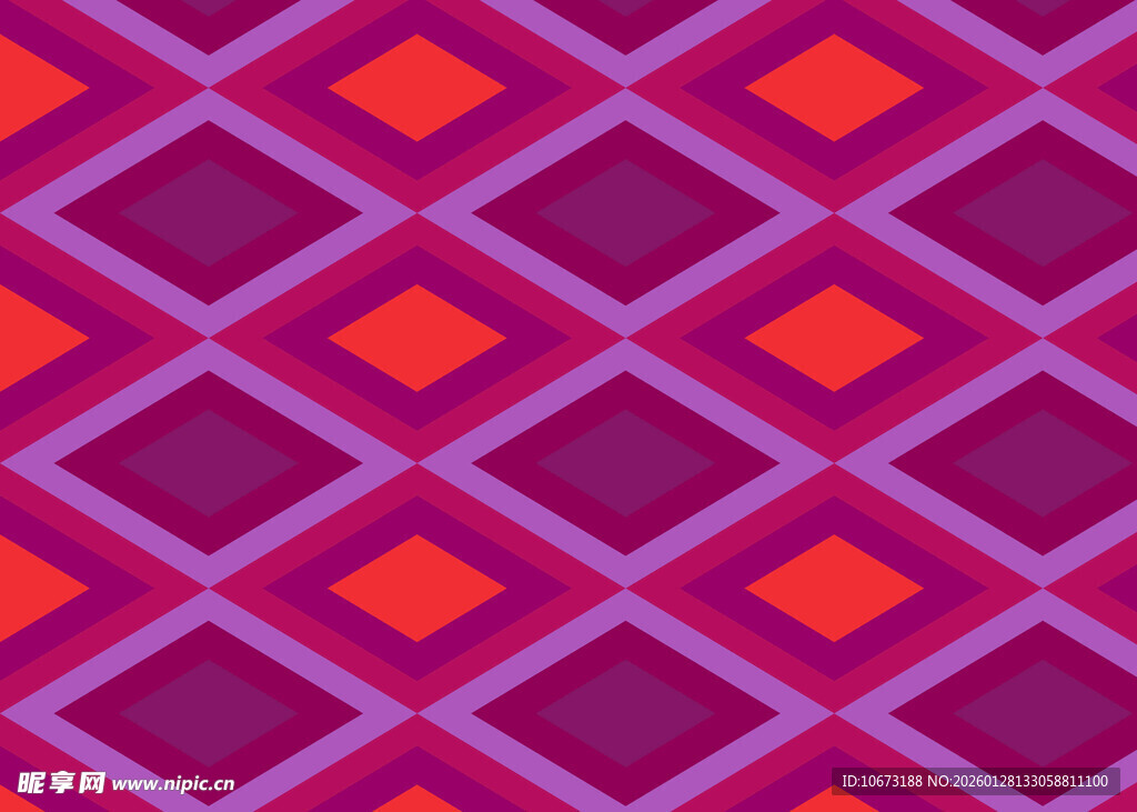 紫色橙色几何图案背景