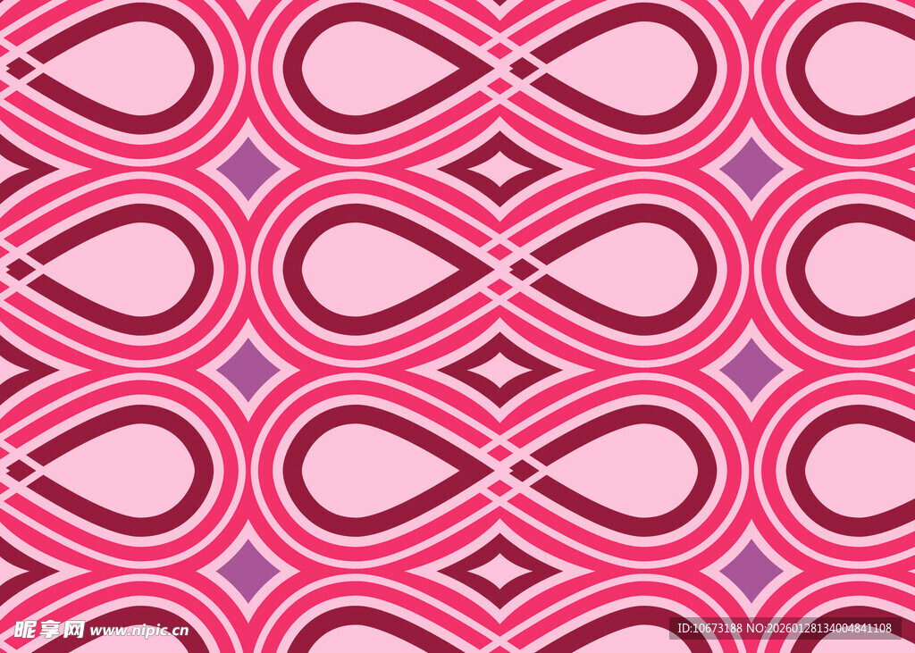 粉色几何花纹图案背景