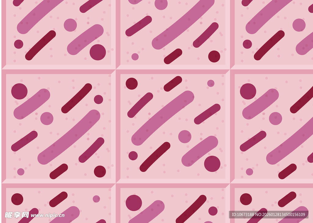 粉色几何图案背景纹理