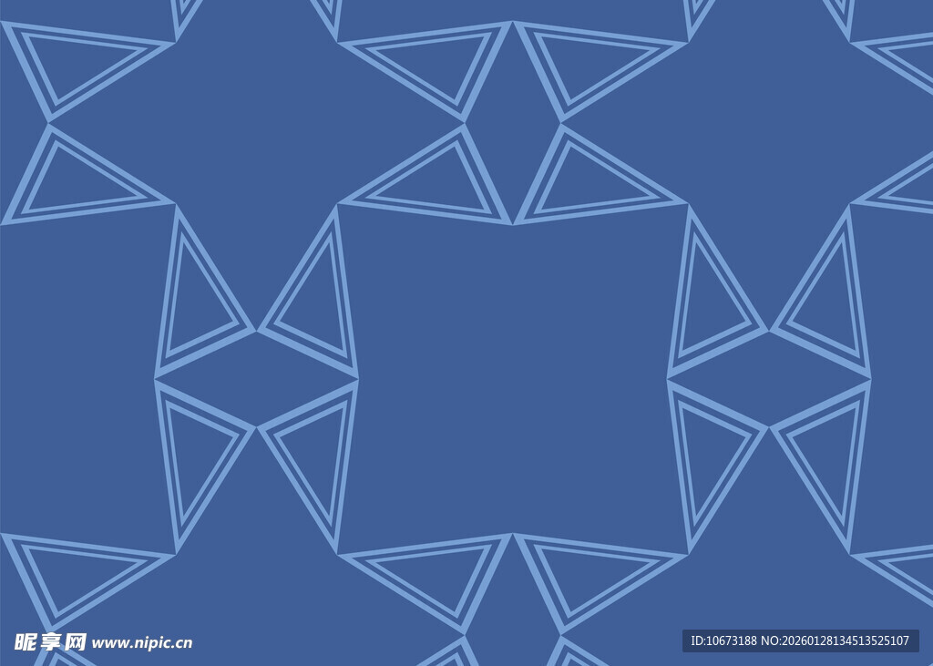 蓝色几何图案背景纹理