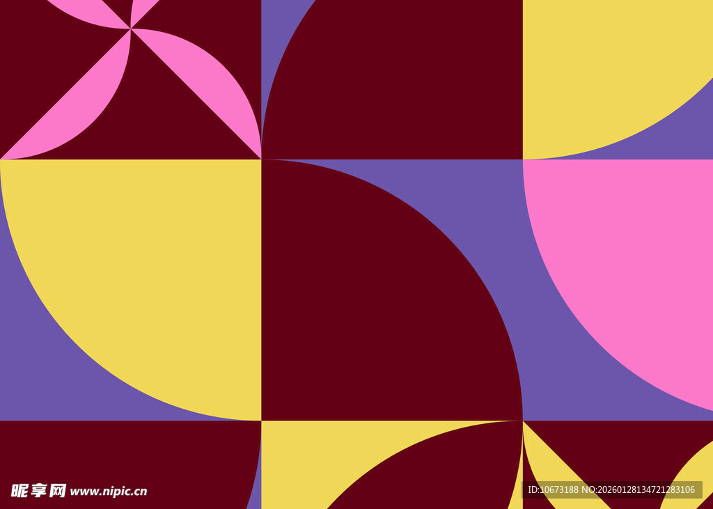 几何抽象图案艺术设计