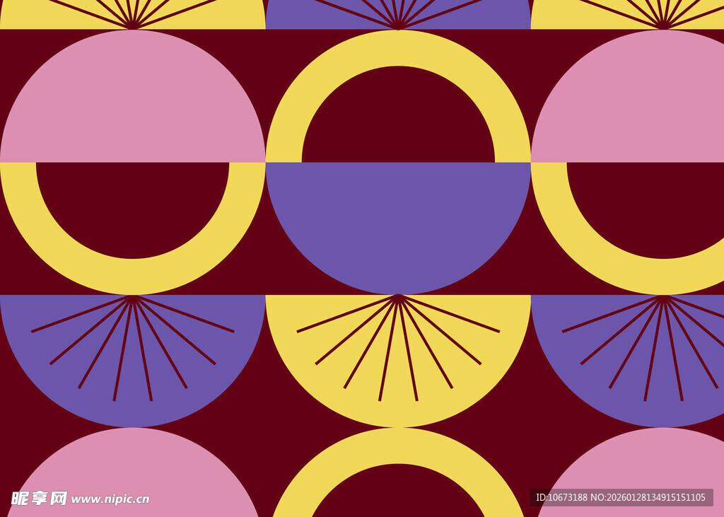 几何图案抽象艺术背景图