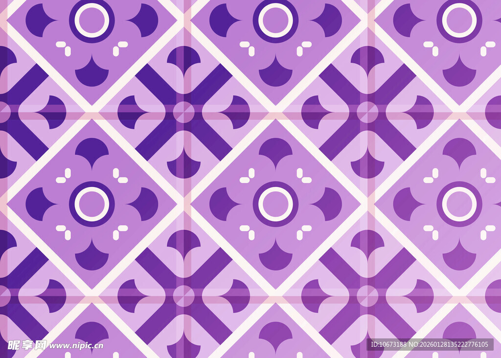 紫色几何图案背景纹理