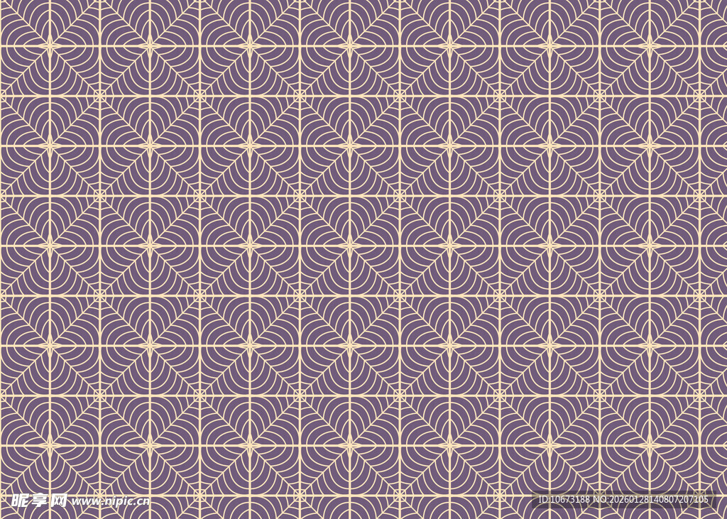 紫色几何线条网格图案